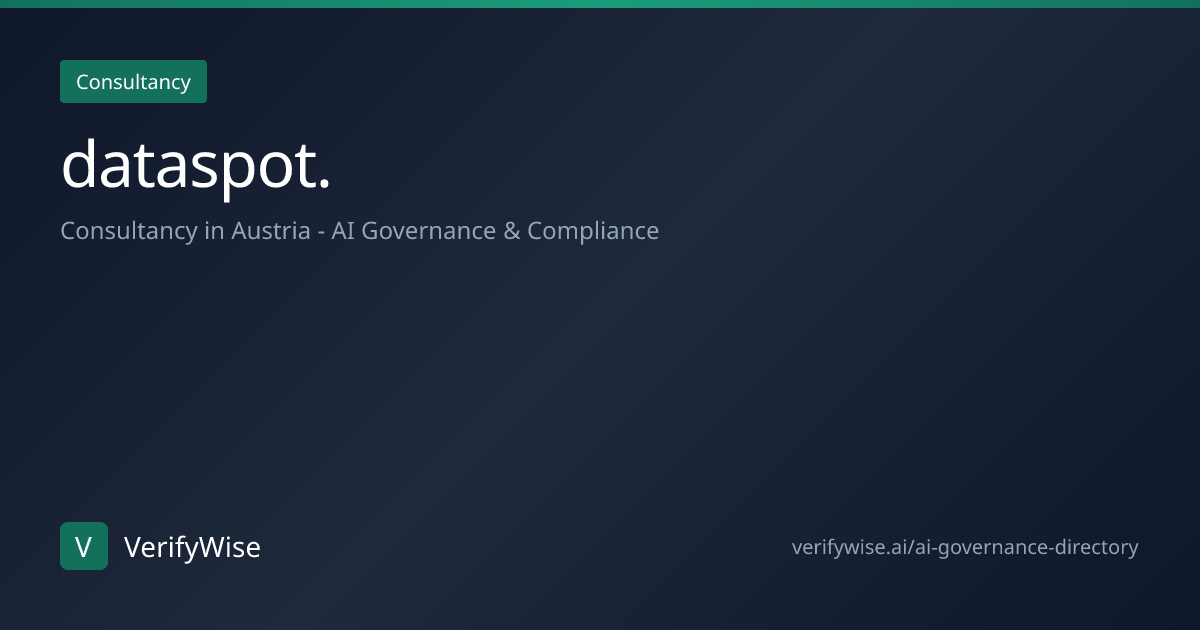 dataspot - AI Governance Consultancy in Austria | VerifyWise
