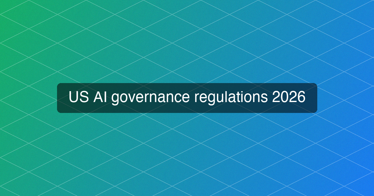 State of AI governance regulations in the United States